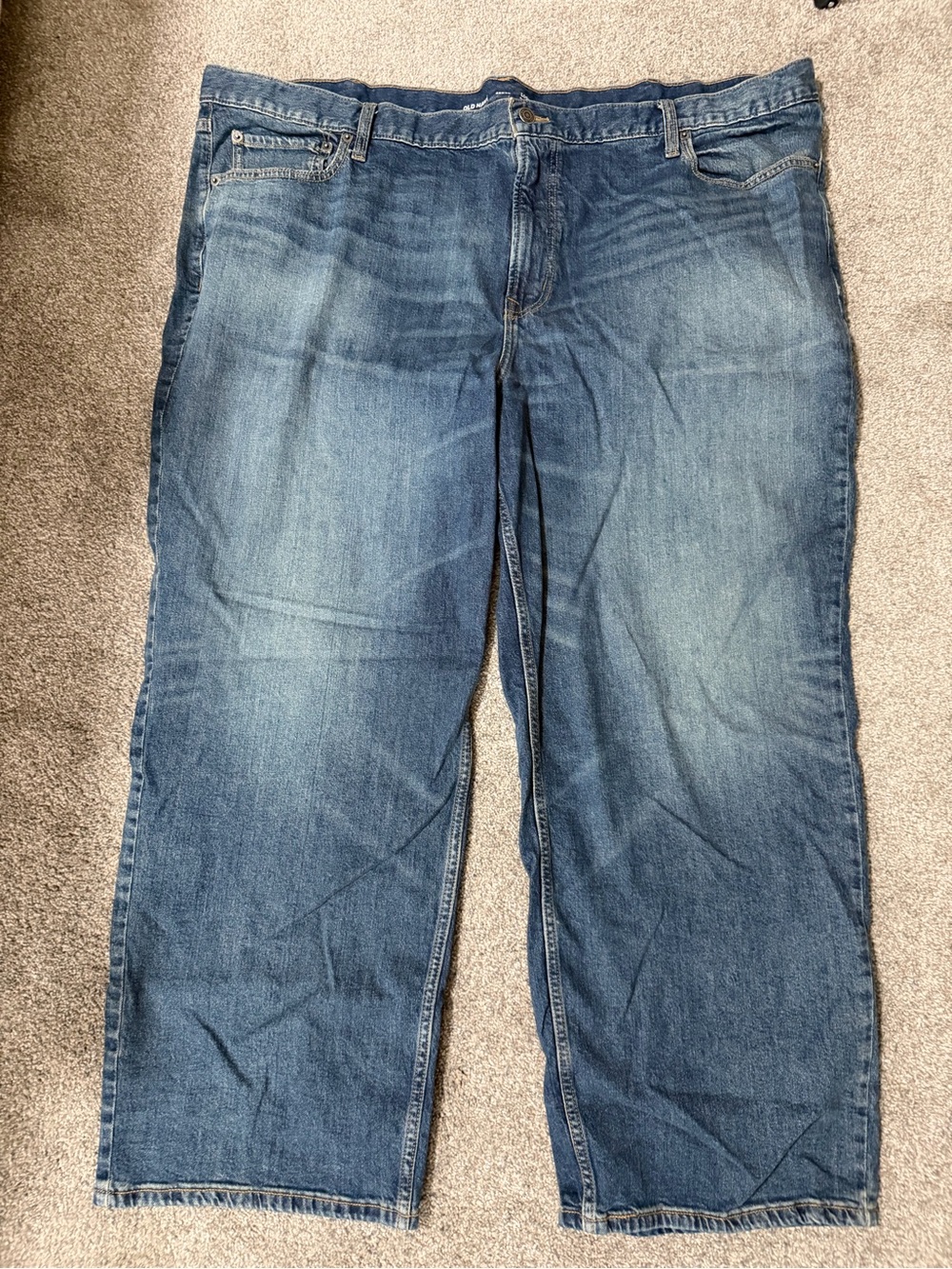 Old Navy Men’s Mid-Blue Relaxed Jeans 48x30